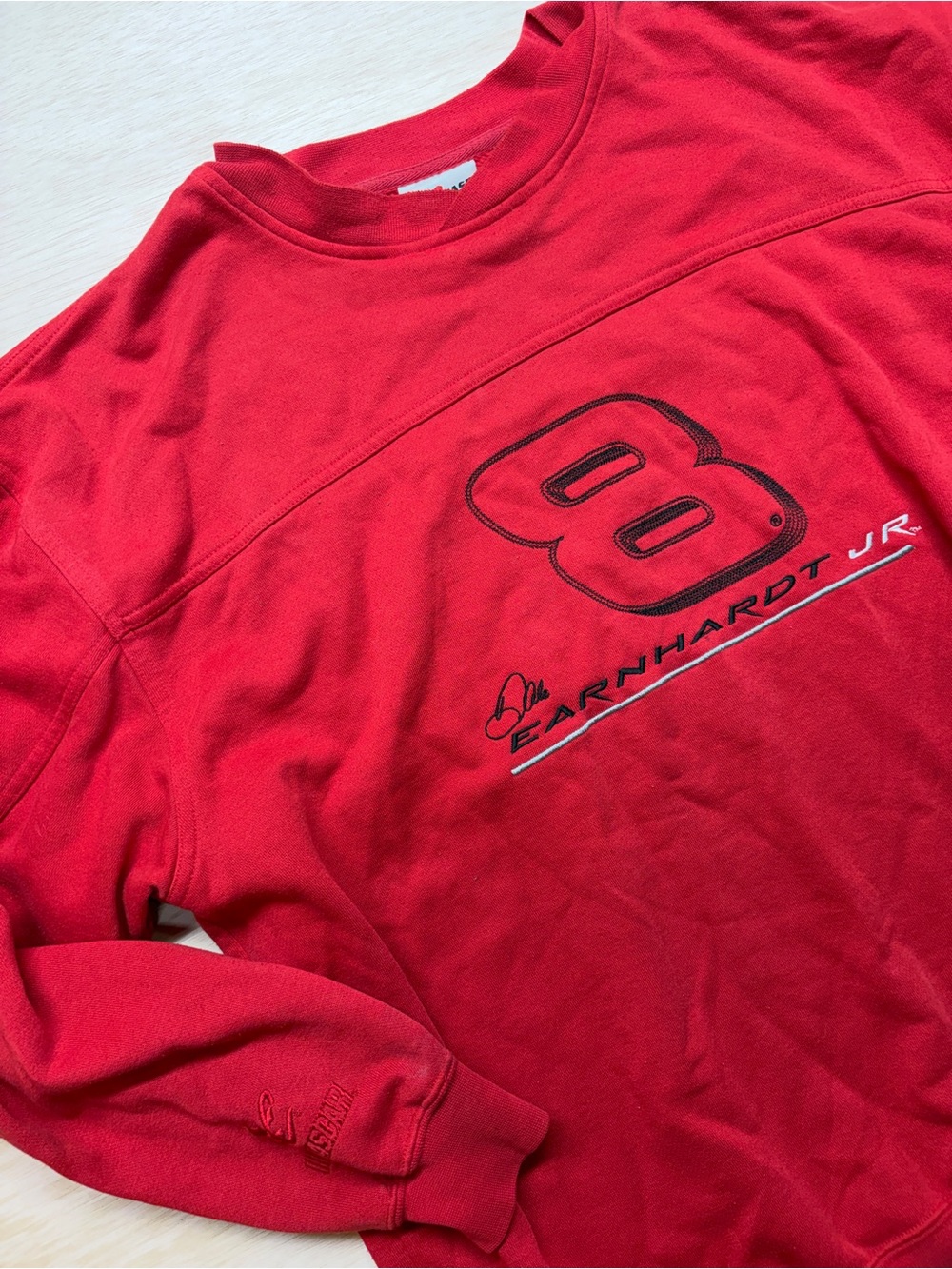 Vintage Chase Authentics NASCAR Dale Earnhardt JR (XL) #8 RedPullover Sweatshirt